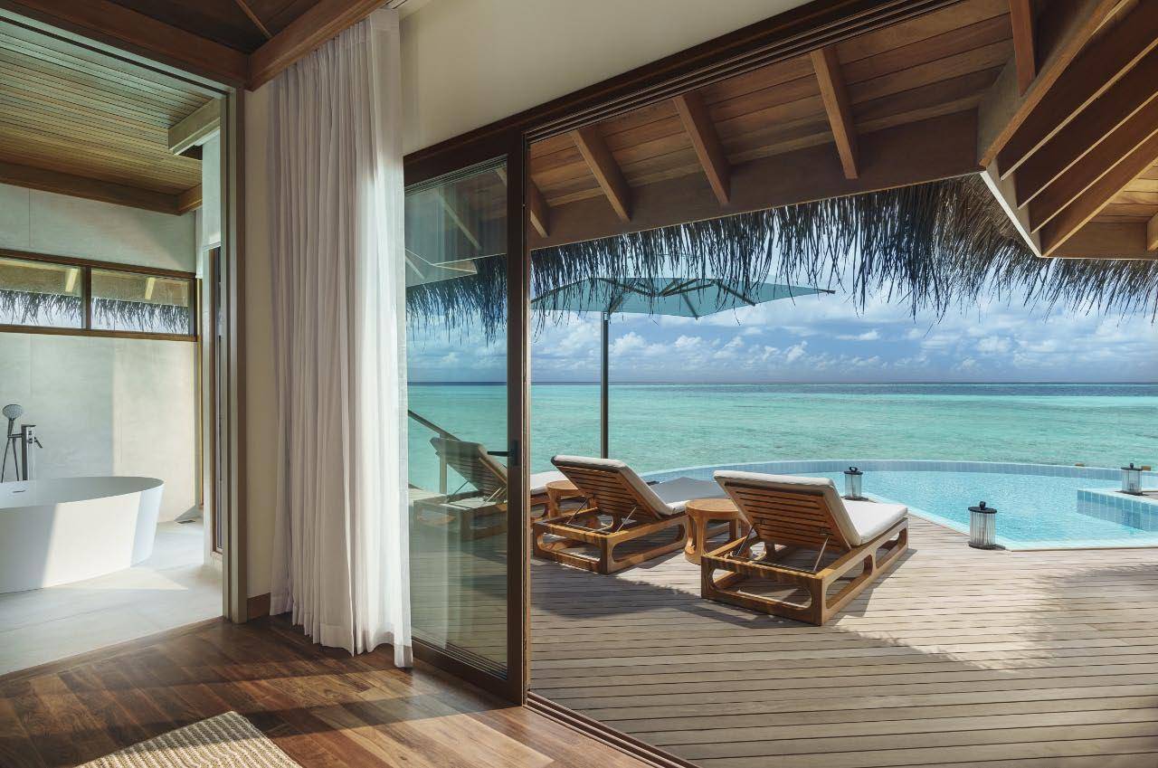 Two Bedroom Ocean Pavilion with Pool, wohnen, Huvafen Fushi Maldives